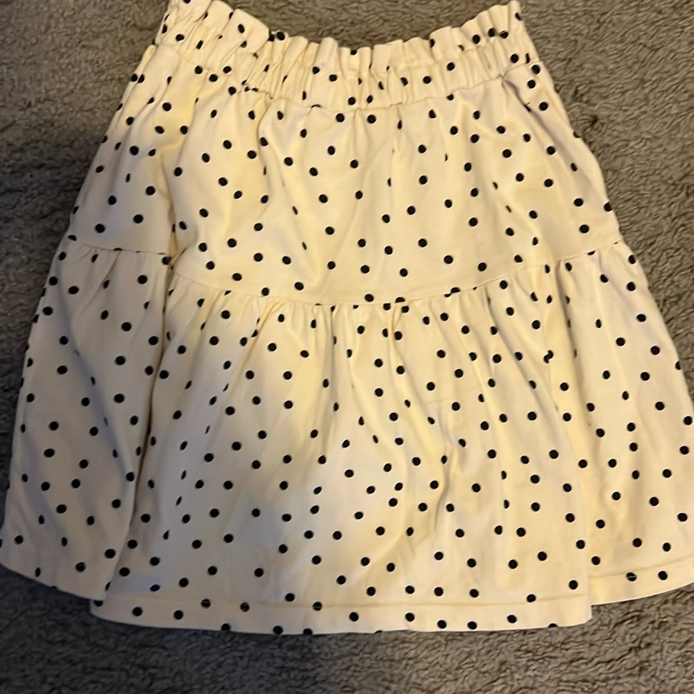 Zara girls polka dot skirt